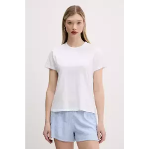 Abercrombie & Fitch tricou din bumbac femei, culoarea alb, KI139-5309 imagine