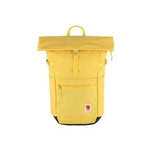 Fjallraven rucsac High Coast Foldsack 24 culoarea galben, mare, neted, F23222.130 imagine