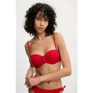 Answear Lab sutien de baie culoarea rosu, cupa rigidizata imagine
