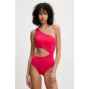 Answear Lab costum de baie dintr-o bucată culoarea roz, cupa usor rigidizata imagine