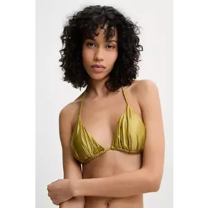 Answear Lab sutien de baie culoarea verde, cupa usor rigidizata imagine
