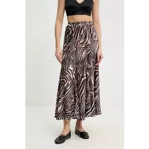 Answear Lab fusta culoarea maro, maxi, evazati imagine