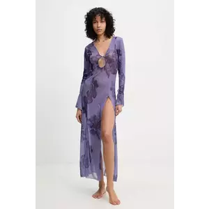 Answear Lab rochie de plaja culoarea violet imagine