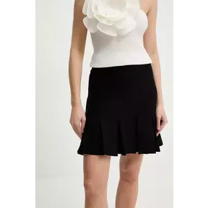 Answear Lab fusta culoarea negru, mini, evazati imagine