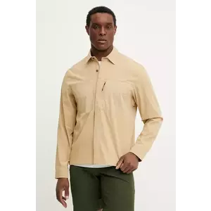 The North Face camasa Lightrange barbati, culoarea verde, cu guler clasic, regular, NF0A8B53LK51 imagine