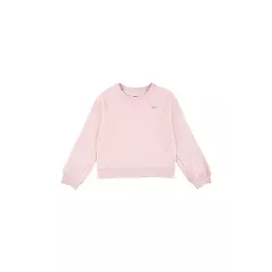 Levi's bluza copii LEVIS HD SILICONE BATWING culoarea roz, neted, 4EM191 imagine