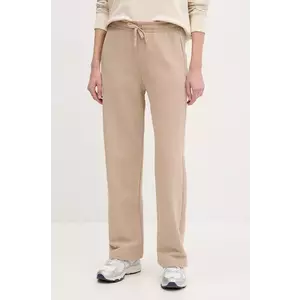 Rossignol pantaloni de trening Presset culoarea bej, neted, RLNWP21 imagine
