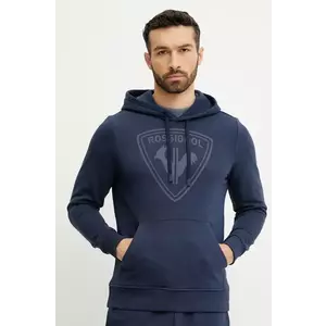 Rossignol bluza Cliffside barbati, culoarea albastru marin, cu glugă, cu imprimeu, RLNMS09 imagine