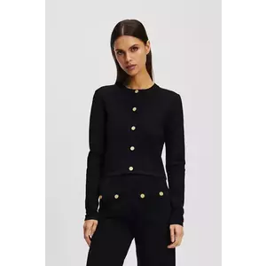 Karl Lagerfeld cardigan femei, culoarea negru, A2W18028 imagine