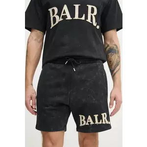 BALR. pantaloni scurti din bumbac barbati, culoarea negru, B1433.1024 imagine