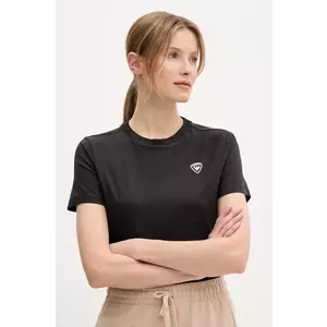 Rossignol tricou din bumbac TRAYE femei, culoarea negru, RLNWY12 imagine