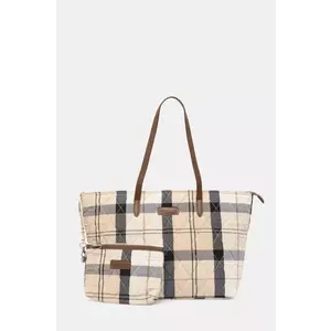 Barbour poseta Barbour x Alexa Harley culoarea bej, LBA0344BE32 imagine