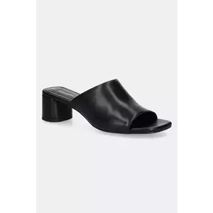 Vagabond Shoemakers slapi de piele PIPER femei, culoarea negru, cu toc drept, 5921-201-20 imagine