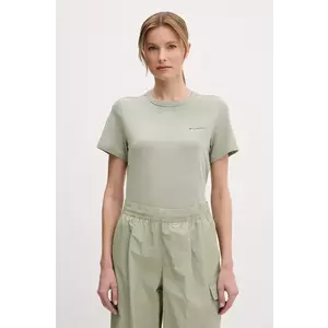 Columbia tricou sport Sun Trek culoarea verde, 2119711 imagine