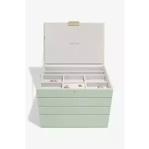 Stackers cutie de bijuterii culoarea verde, 0 imagine