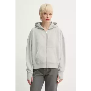 ZADIG&VOLTAIRE bluza femei, culoarea gri, cu glugă, melanj, JWSS01623 imagine
