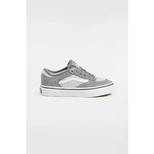 Vans sneakers de piele întoarsă pentru copii Rowley Classic culoarea gri, VN000SFB85T1 imagine