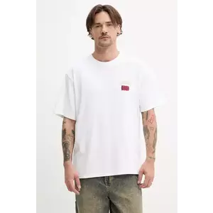 Dickies tricou din bumbac barbati, culoarea alb, cu imprimeu, DK0A4Z8T0WH1 imagine