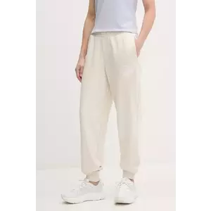 Puma pantaloni de trening femei, culoarea bej, neted, 684985 imagine