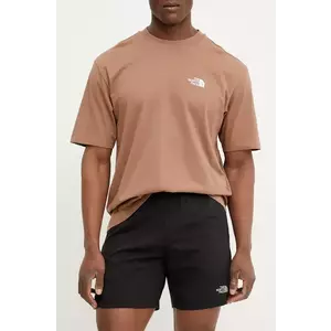 The North Face pantaloni scurti sport 24/7 barbati, culoarea negru, NF0A3O1B4H01 imagine