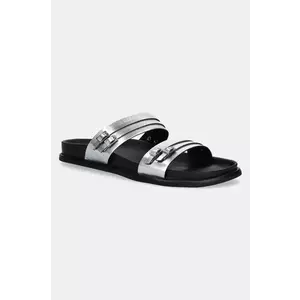 Vagabond Shoemakers slapi de piele EFFIE femei, culoarea argintiu, 5922-383-79 imagine
