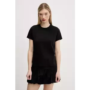Abercrombie & Fitch tricou din bumbac femei, culoarea negru, KI139-5231 imagine