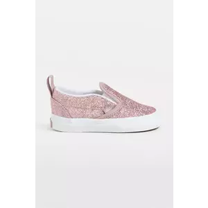 Vans tenisi copii Slip-On V culoarea roz, VN000D0TFSL1 imagine