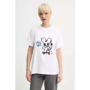 ZADIG&VOLTAIRE tricou din bumbac femei, culoarea alb, JWTS02734 imagine