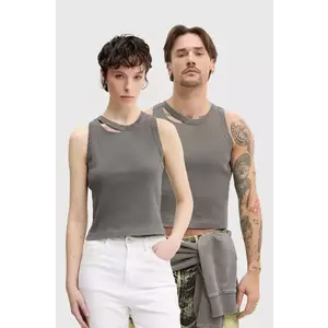 CAMPERLAB tricou din bumbac culoarea gri, AU00030.001 imagine
