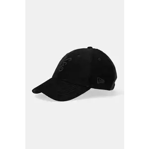New Era șapcă de baseball din catifea culoarea negru, cu imprimeu, 60595431 imagine
