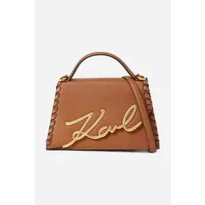 Karl Lagerfeld poseta de piele culoarea maro, A2W30005 imagine