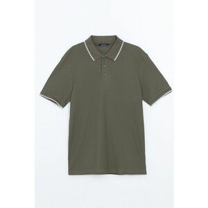 Tricou regular fit cu guler polo imagine