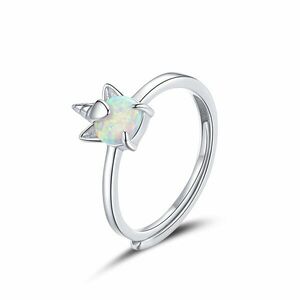Inel reglabil din argint Color Unicorn imagine