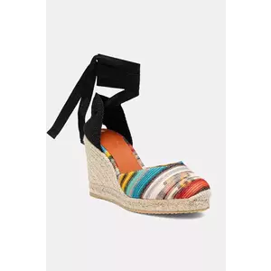 Missoni espadrile Eva 80 toc pana, MWB008_083 imagine