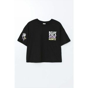 Tricou crop din bumbac imagine