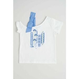 Tricou din bumbac cu imprimeu grafic imagine