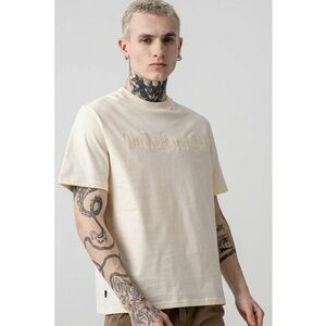Tricou de bumbac cu logo brodat imagine