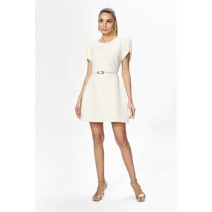 Rochie eleganta cu maneci scurte despicate Torry Ivory imagine