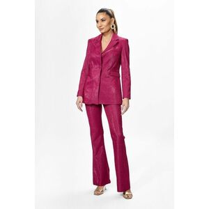Costum elegant format din sacou si pantaloni Oscar Fucsia imagine