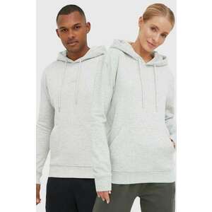 Arkk Copenhagen bluza unisex, culoarea gri, cu glugă, melanj imagine
