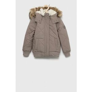 Abercrombie & Fitch geaca copii culoarea gri imagine
