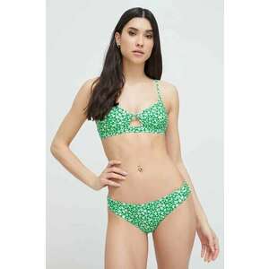 Protest costum de baie culoarea verde, cupa usor rigidizata imagine