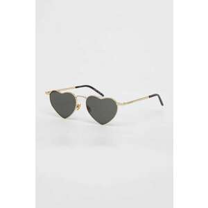 Saint Laurent ochelari de soare culoarea auriu imagine