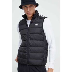 adidas vestă de puf bărbați, culoarea negru, de tranziție HZ5728 imagine