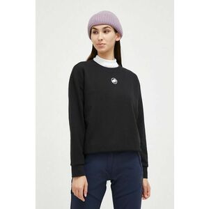 Mammut bluză trening Core culoarea negru, cu imprimeu imagine