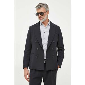 United Colors of Benetton sacou barbati, culoarea negru imagine