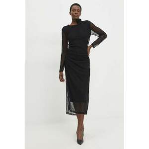 Answear Lab rochie culoarea negru, mini, drept imagine
