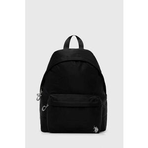 U.S. Polo Assn. rucsac barbati, culoarea negru, mare, neted imagine