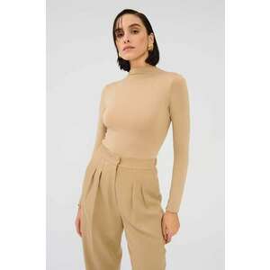 Saint Body bluza femei, culoarea bej, neted imagine
