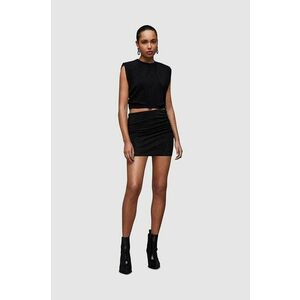 AllSaints fusta ALYA culoarea negru, mini, creion imagine